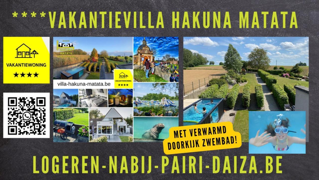 Vakantiewoning Hakuna Matata Geraardsbergen Dış mekan fotoğraf